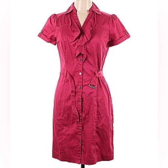 WHBM Red Retro Shift Dress 💃 - Picture 2 of 5